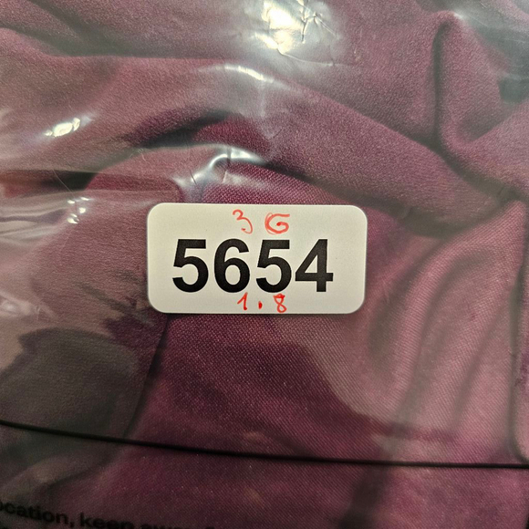 NWOT Vince Camuto Ruffe Front Sleeveless Gown SZ 12 Plum - Picture 11 of 11